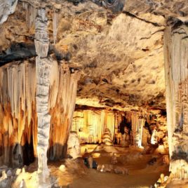 The famous Cango Caves in Oudtshoorn in the Garden Route